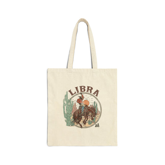 Libra Zodiac Western Tote