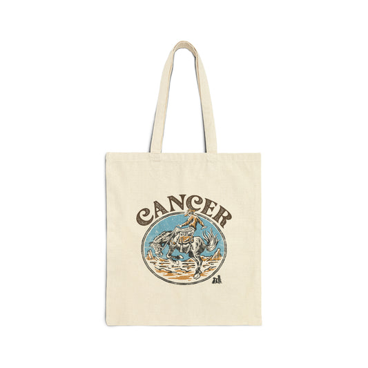 Cancer Zodiac Western Tote