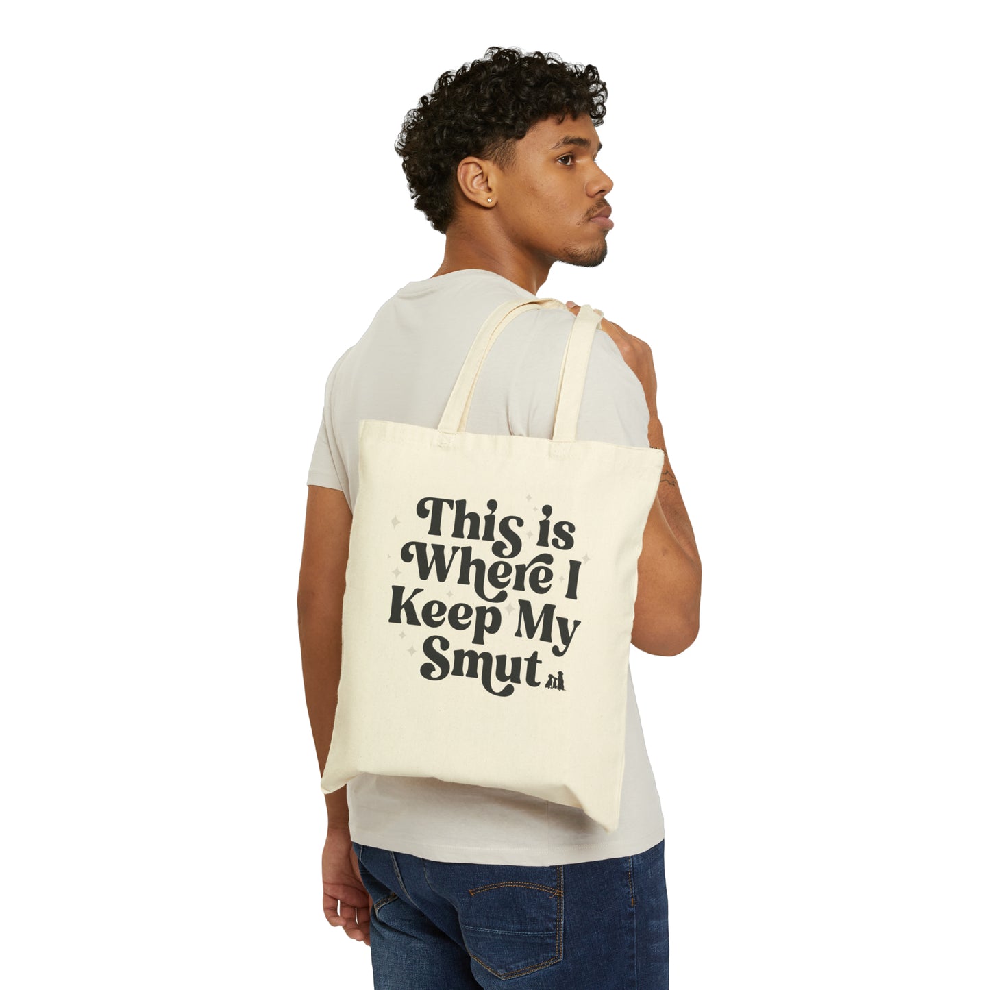 This Is Where I Keep My Smut Cotton Canvas Tote Bag