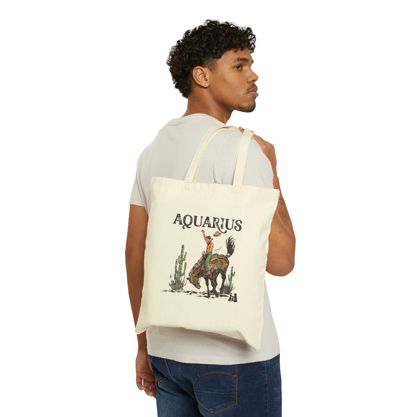 Aquarius Zodiac Tote Bag