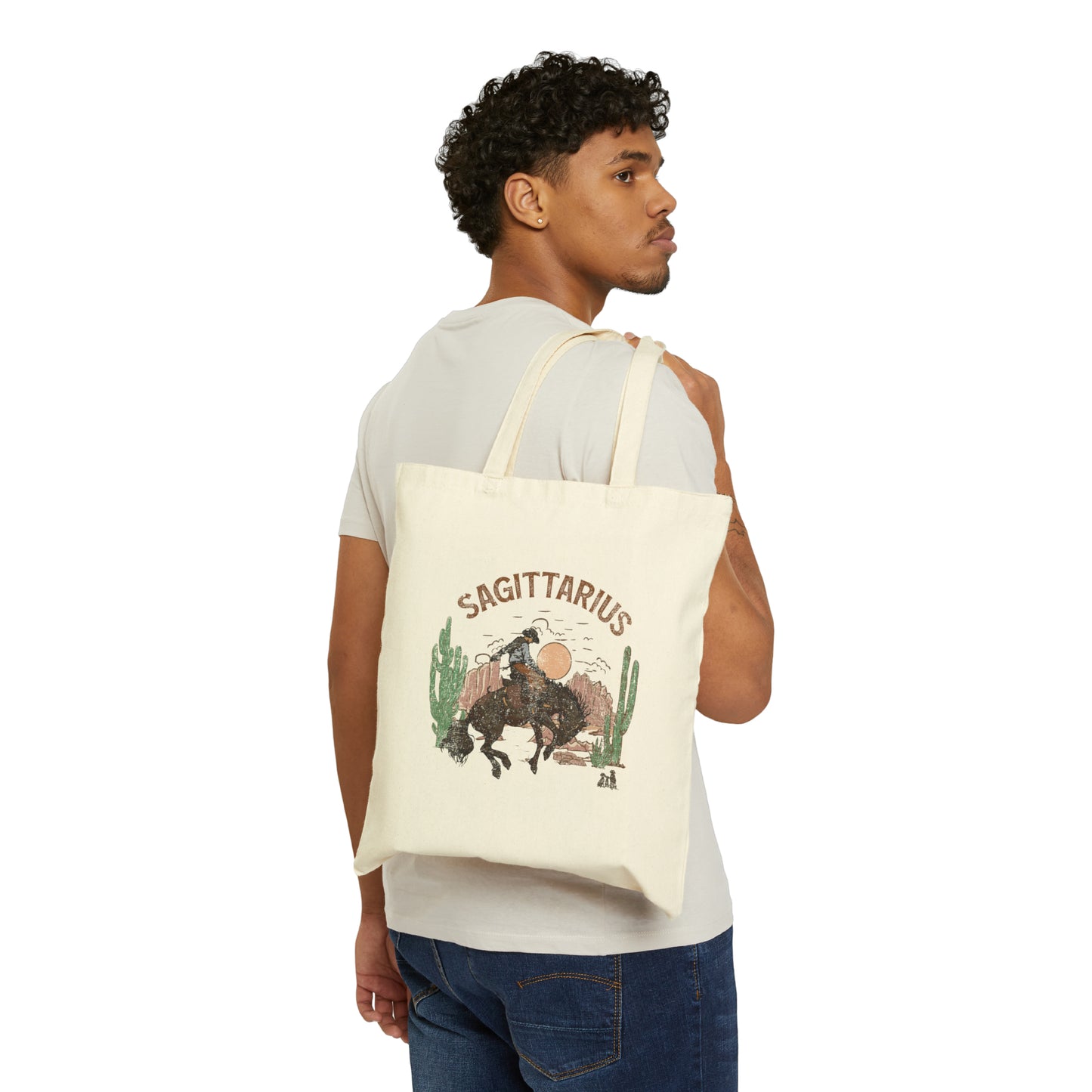 Sagittarius Zodiac Western Tote