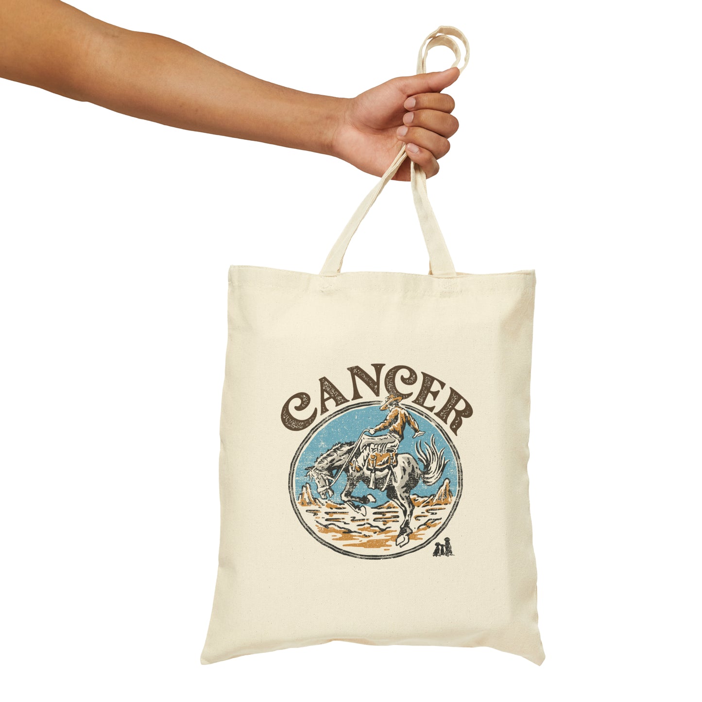 Cancer Zodiac Western Tote