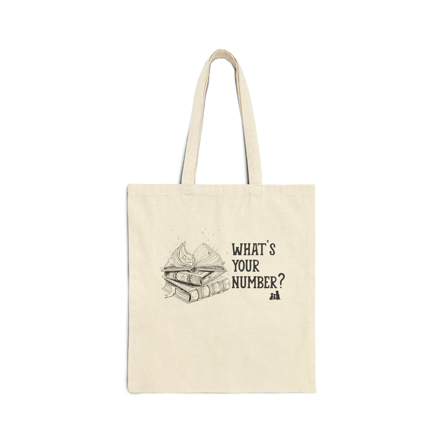What’s Your Number Cotton Canvas Tote Bag