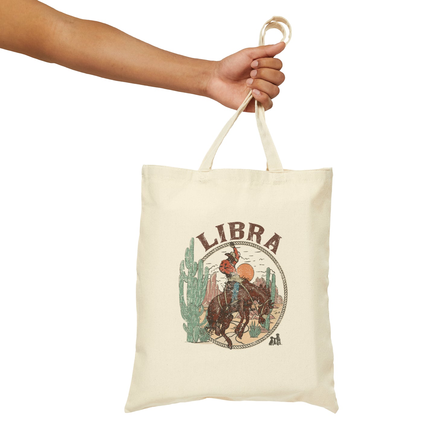 Libra Zodiac Western Tote