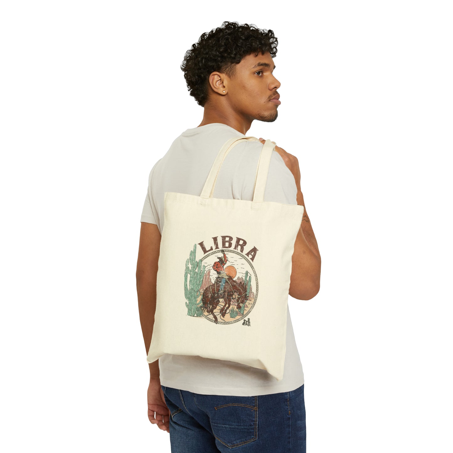 Libra Zodiac Western Tote