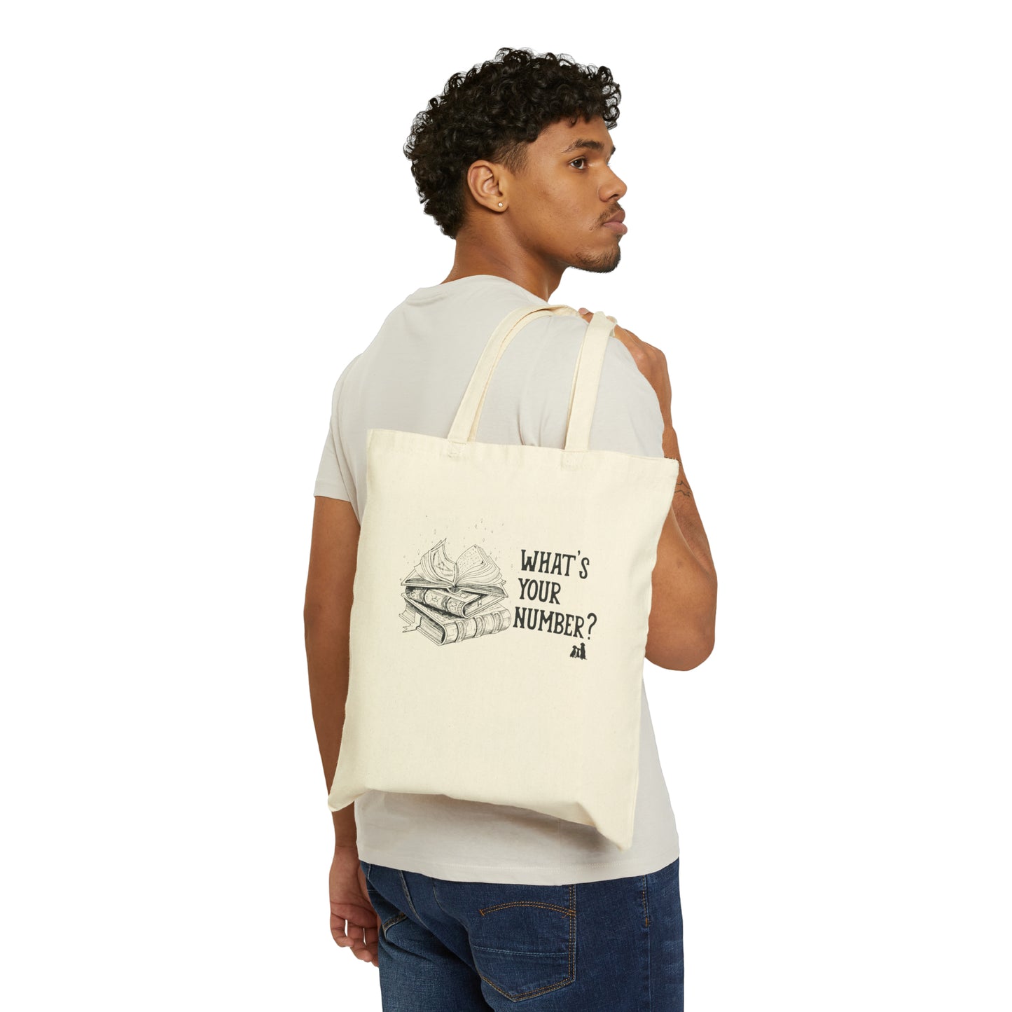 What’s Your Number Cotton Canvas Tote Bag