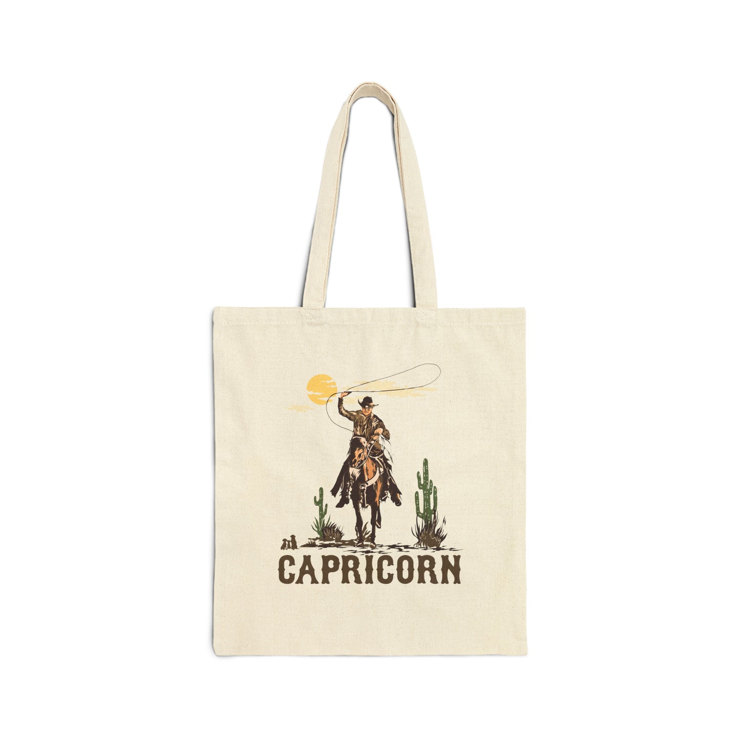 Capricorn Zodiac Western Tote