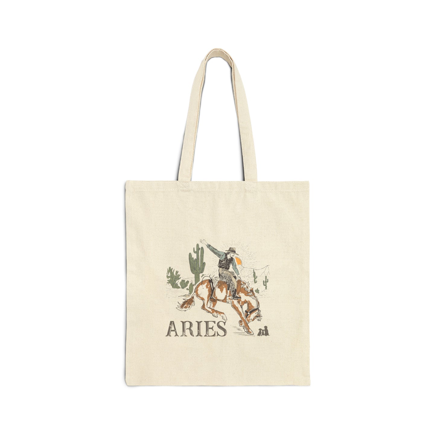 Aries Zodiac Western Tote