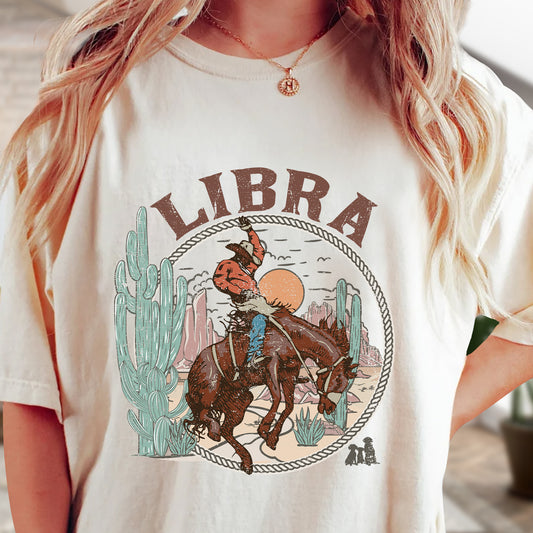 Libra Western Zodiac Shirt