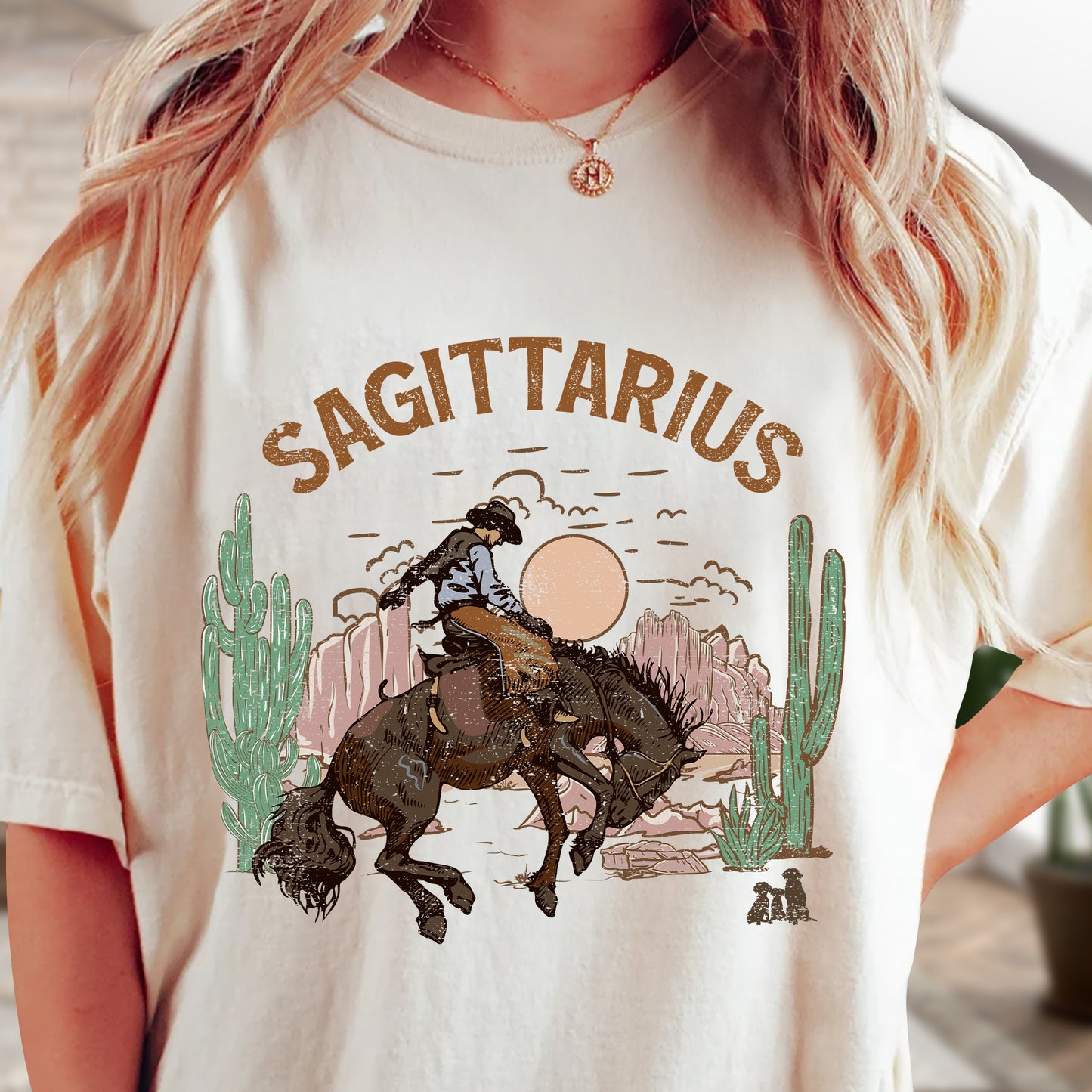Sagittarius Zodiac Western Shirt