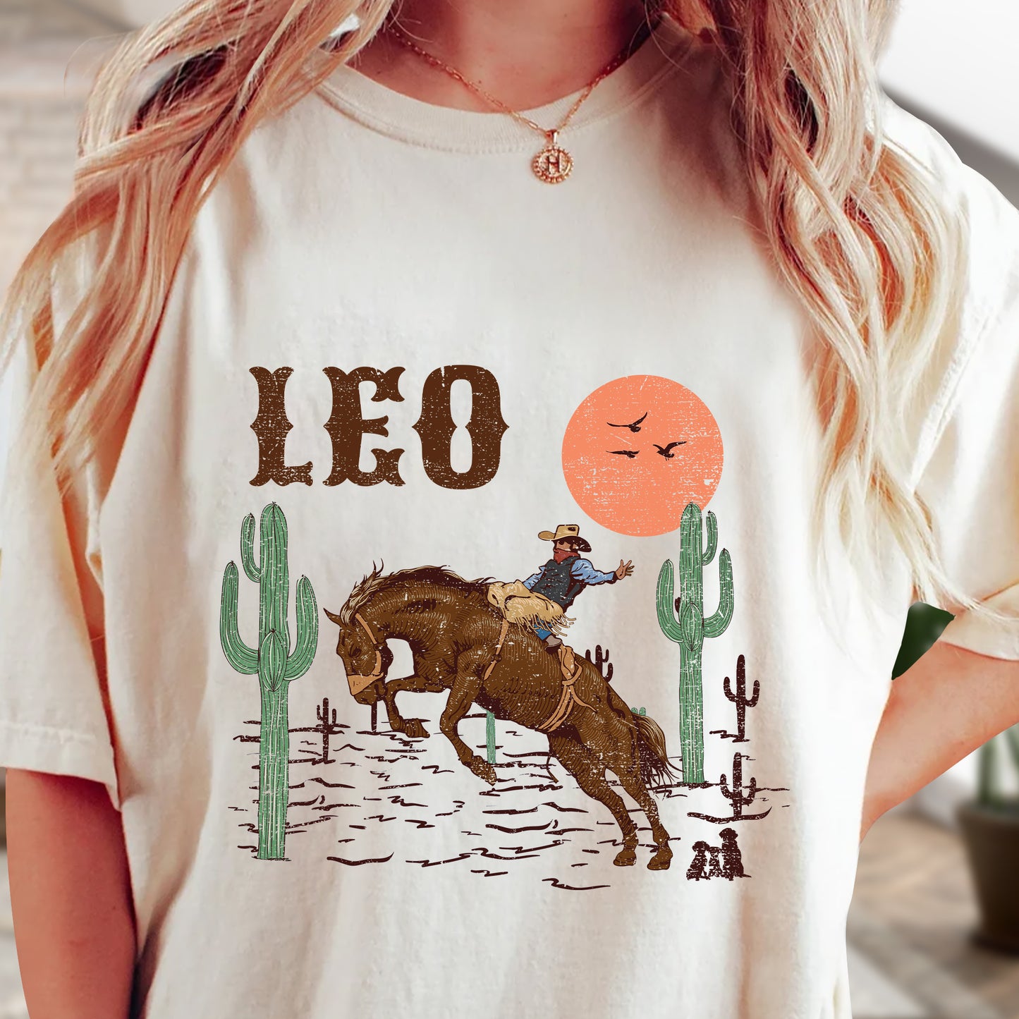 Leo Zodiac Western Shirt