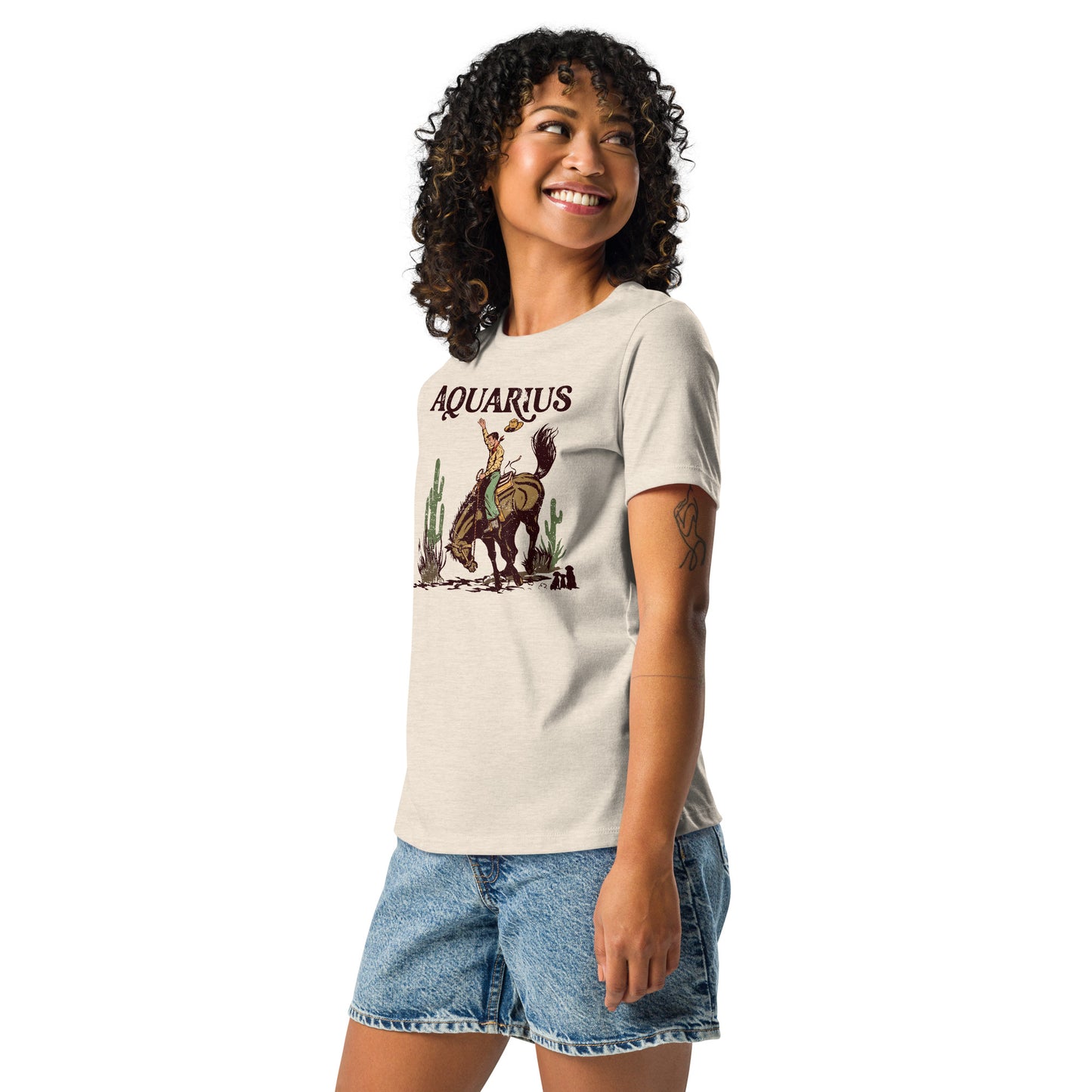 Aquarius Zodiac Western Shirt